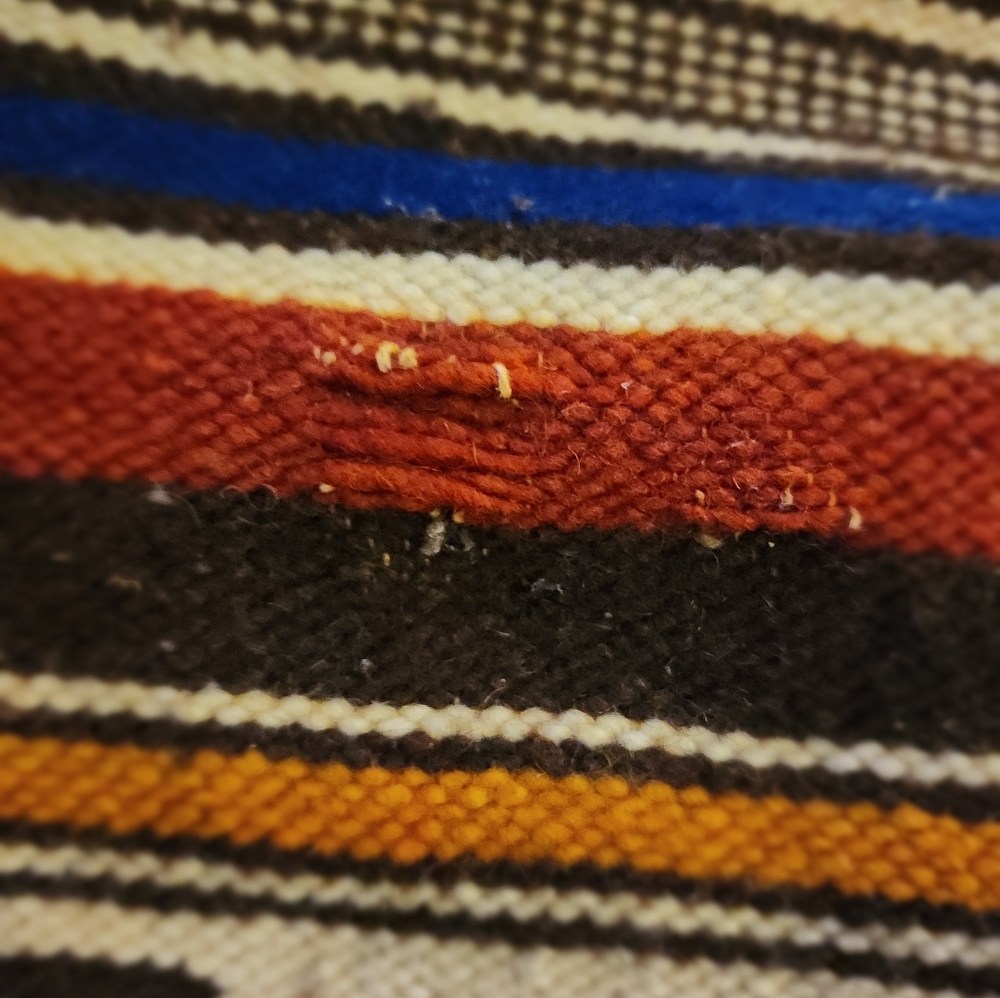 Vintage South American Wall Tapestry - Picture 8 of 9